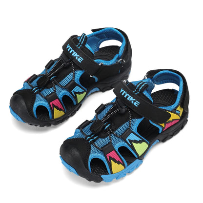 Boys Girls Sports Sandals Summer Kids Closed Toe Outdoor Sandals Athletic Water Shoes Sandals Child Pool Beach Sandals