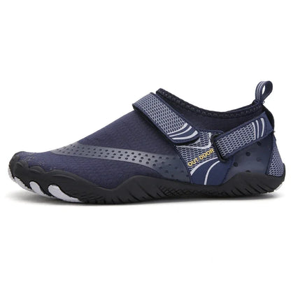 Mens Quick Drying Water Shoes Unisex Breathable Aqua Shoes Slip on Non Slip Wading Shoes Travel Water Park Pool Ladies Sneakers