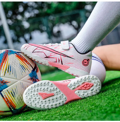 Soccer Cleats Boys Youth Training Football Cleats Athletic Outdoor Girls Soccer Shoes Kids Football Shoes for Little/Big Kid