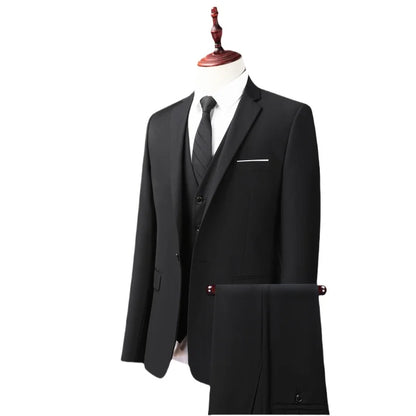 Suits Men's Fashionable Formal Tailored Solid-color Dance Singer Trend Host Casual Wedding Banquet Dress Star Performance Suit