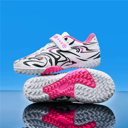 New Kids Soccer Shoes Original Football Shoes Boy Girl Indoor Professional Football Field Boots Society Cleats Non Slip Sneakers