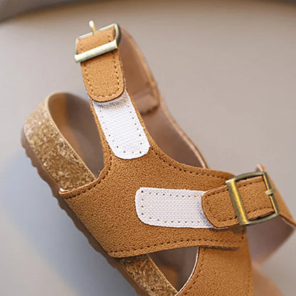 Summer Casual Sandals for Baby Boys, Soft Non-Slip Sole Lightweight Beach Shoes for Toddler Kids