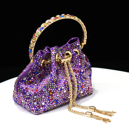 Pointed Shoes Bag Soft Handle Bag Anklet Design Medium Heel Ladies Shoes Suitable for Wedding Party