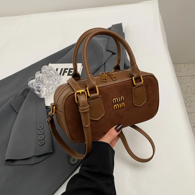 New Bowling Bag Women's Large-capacity Bag Fashionable Portable Messenger Bag