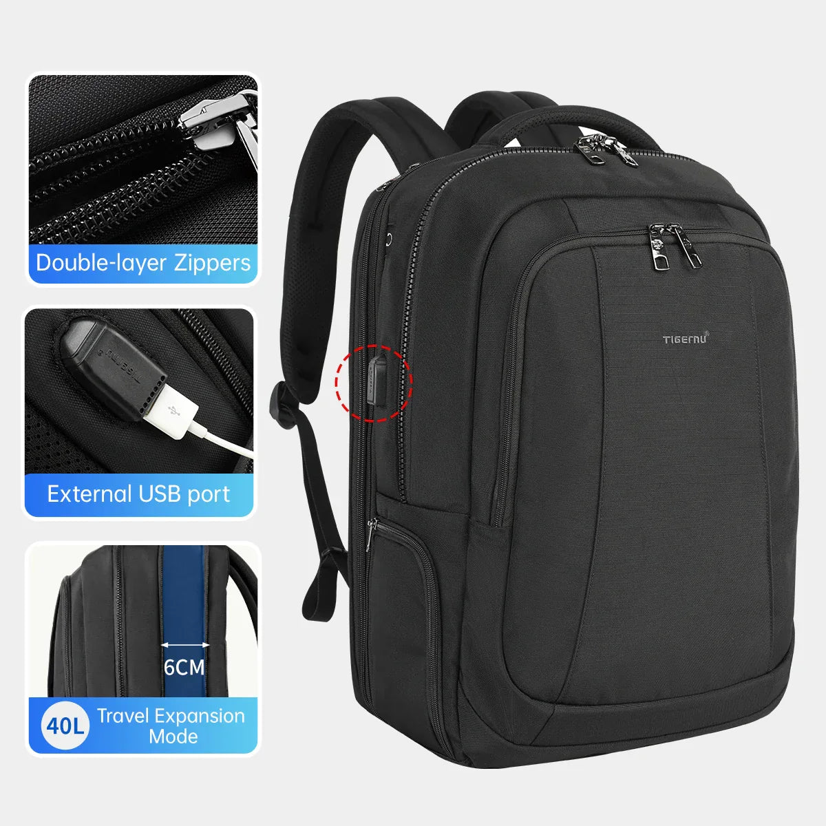Travel Backpacks Vacuum Backpack 14 15.6 17.3inch Laptop Backpack For School Backpack Men Schoolbag Compression Backpack