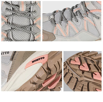 Hiking Shoes for Women Wear-resistant Outdoor Women's Sports Shoes Lace-Up Climbing Trekking Sneakers Woman 110609B