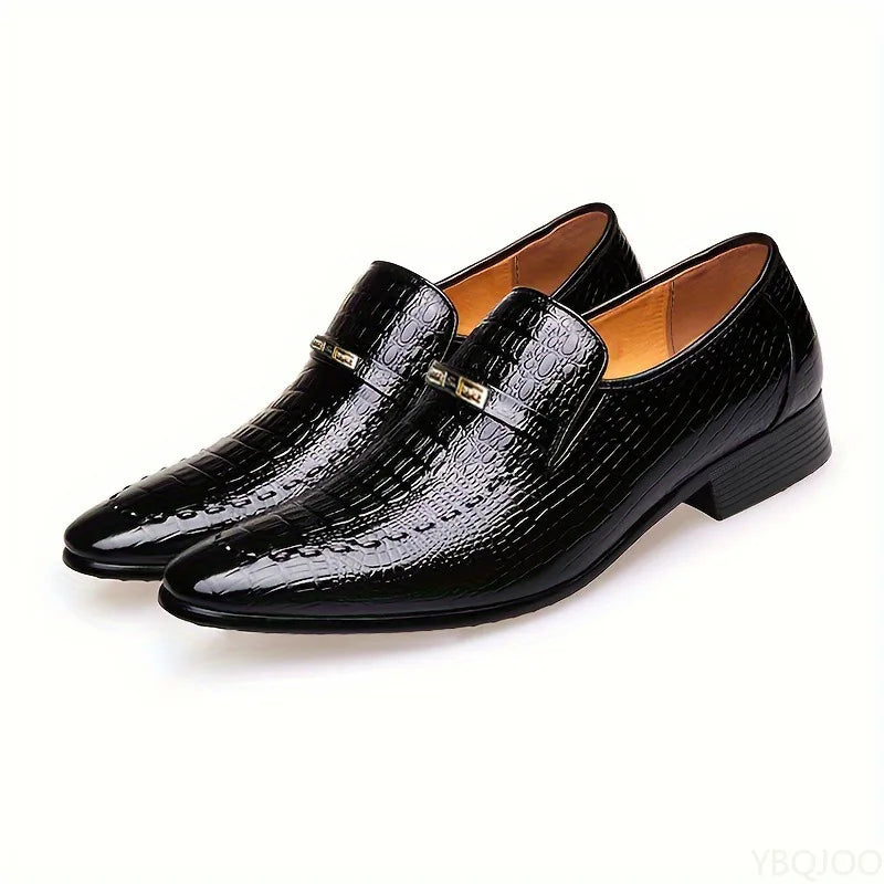 2025 Large Size Fashionable Men's Office Formal Shoes Low Cut Daily Comfortable Pointed Multifunctional Men's Wedding Shoes