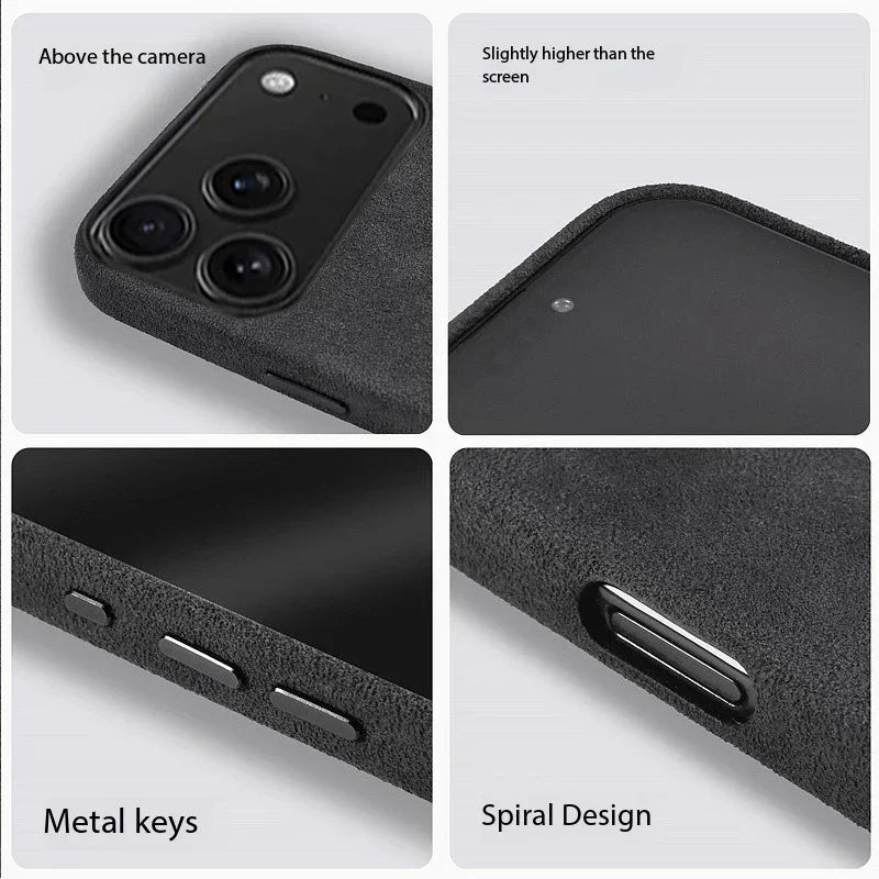 100% Italian Magnetic Case for iPhone 17 Pro Max Air Luxury Magsafe Cover Leather Phone Cases for iPhone 17Pro 17Air