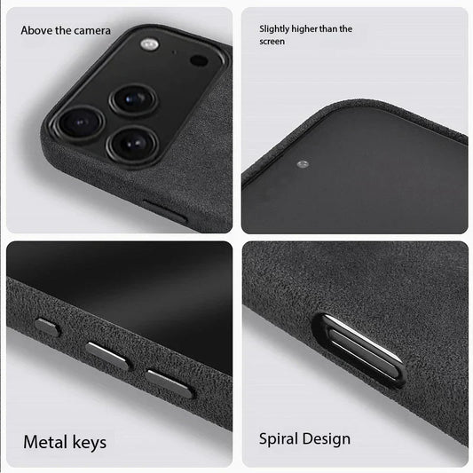 100% Italian Magnetic Case for iPhone 17 Pro Max Air Luxury Magsafe Cover Leather Phone Cases for iPhone 17Pro 17Air