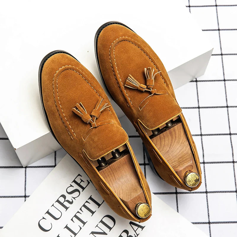 Casual Business Shoes Men Classic Social Office Loafers Men Large Size 48 Trend Casual Flat Party Loafers Male