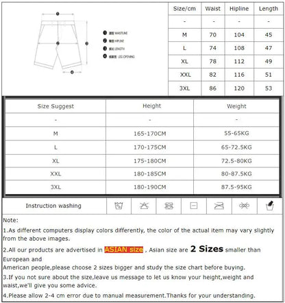Men's 2-in-1 Summer Running Shorts Breathable Quick-Dry Basketball Training