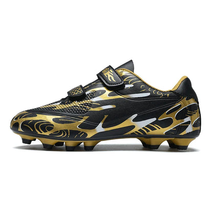 New Hot Kids Soccer Shoes School Football Boots Boys Girls Cleats Grass Sneakers Child Outdoor Athletic Training Sports Footwear