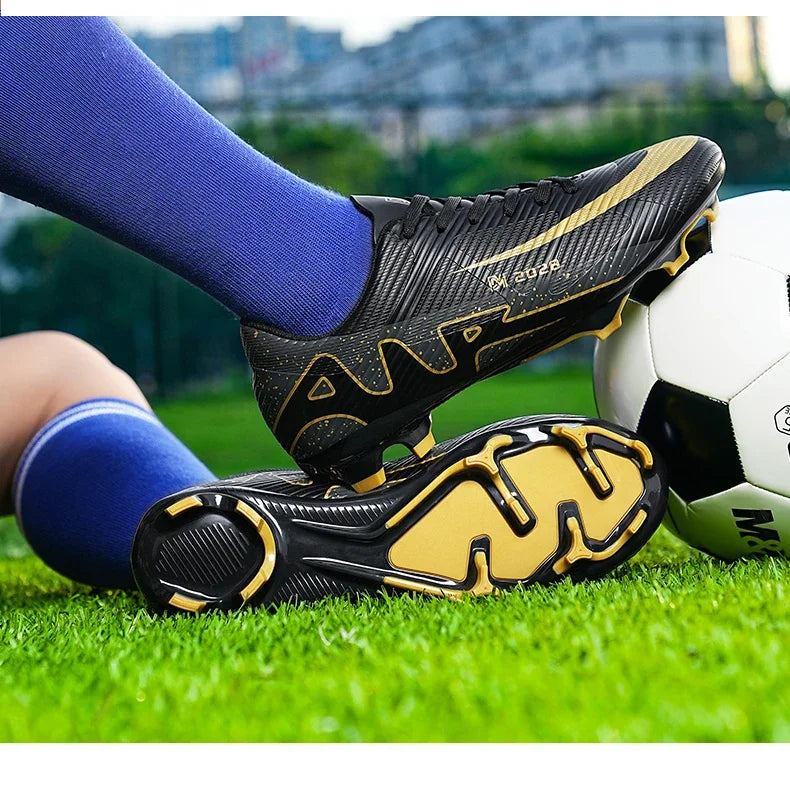 New Men's Football Boots Cleats Non-Slip Sneakers Training  Adult High Quality Soccer Shoes FG Unisex Sneakers Boy Drop Shipping