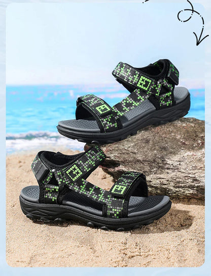 Kids Outdoor Non-Slip Sandals Boys Summer Fashion Beach Shoes Children Breathable Casual Walking Sandials
