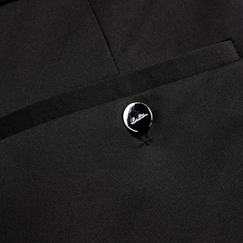 Plus Size 29-42 Mens Summer Thin Business Casual Suit Pants Long Dress Pants Men Elastic Straight Trousers Formal Pants