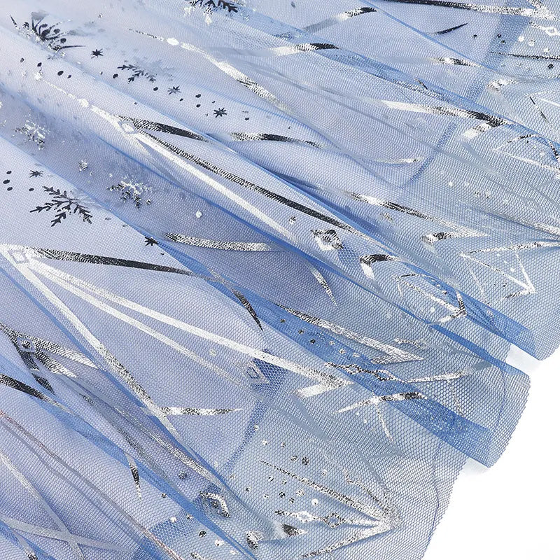 Frozen 2 White Elsa Princess Dresses for Baby Girls Outfit Snow Queen Cosplay Birthday Party Kids Clothing for 2-12 Years