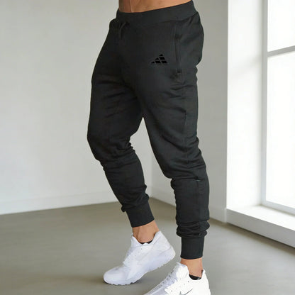 New Men‘s Triangle printing Casual Sports Pants Running Workout Jogging Long Pants Gym Sport Trousers for Men Jogger Sweatpants