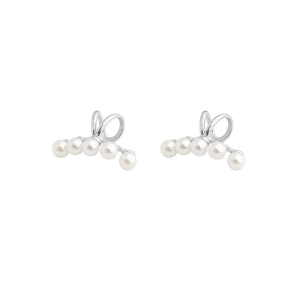Fashion Exquisite Crystal Zerconia Ear Cuff Earrings for Woman Non Piercing Leaf Clip Earrings Christmas Jewelry Gift