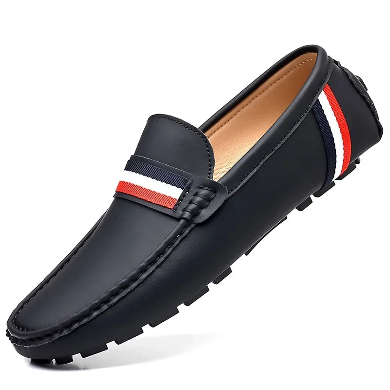 Men Shoes Slip on Loafers Mens Business Office Shoes Classic PU Leather Men's Loafer Shoes Casual Men Driving Shoes Men's Shoes