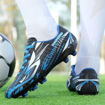 Outdoor Children's Football Shoes Low-cut Kids Soccer Shoes Sports Shoes Comfy Non-Slip Training Shoes For Boys Futsal Sneakers
