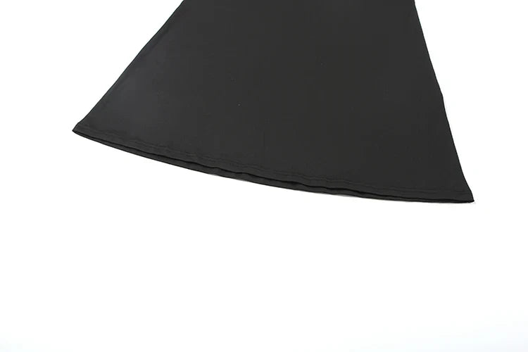 Waistless V-neck Women Maxi Dresses Classic Elegant Lapel Full Sleeve V-neck Sheath Vestidos Female High Street Bodycon
