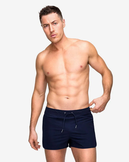 Mens Beach Board Shorts Marathon Pants Elasticity Mesh Breathable Quick Dry Fitness Surfing Sportswear Comfy Loose Home Aro Pant