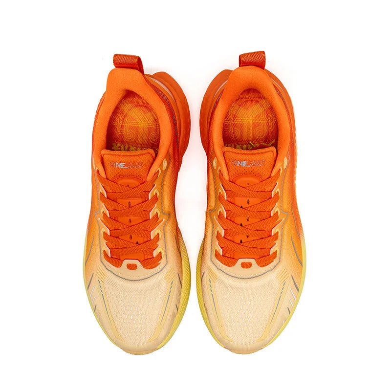 Cushioning Running Shoes For Men Suitable Heavy Runners Lace Up Sports Women Non-slip Outdoor Athletic Male Sneakers