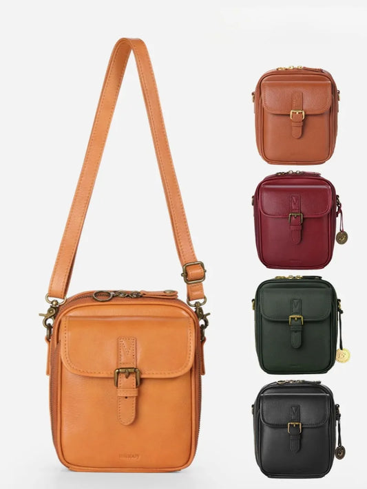 Vintage Design PU Leather Crossbody Shoulder Bags for Women Spring Retro Branded Handbags and Purses Ladies Mobile Phone sac