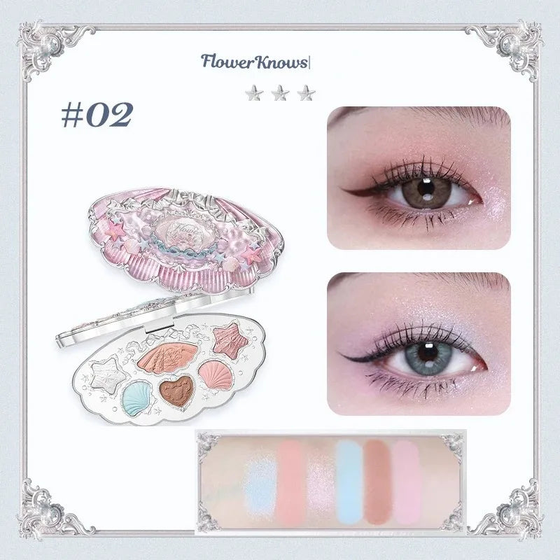 Makeup Set All In Flower Knows Little Angel Highlighter Powder Blush Strawberry Rococo Lip Gloss Perfume Kit
