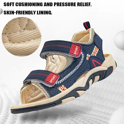 Children Sport Sandals Summer for Boys Outdoor Casual Beach Shoe Comfortable Soft Sole Kids Walking Sandials Non-slip