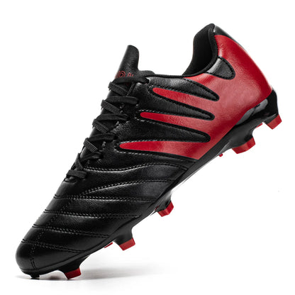 AG FG Outdoor Soccer Boots Breathable PU Fabric Upper TPU Reinforced Sole Wear Resistant Boys Girls Professional Football Shoes
