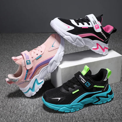 Children's Sports Shoes Kids Running Sneakers for Boys Girls Air Mesh Breathable Outdoor School Casual Fashion Shoes Anti-skid