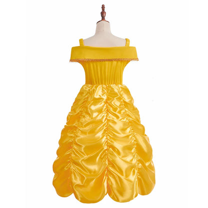 Girls Halloween Belle Dresses Girl Snow White Dress Kids Christmas Carnival Cosplay Clothes Children Princess Costumes