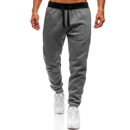 2026 Fashion Men Gyms Pure color Pants Joggers Fitness Casual Long Pants Men Workout Skinny Sweatpants Jogger Tracksuit Trousers