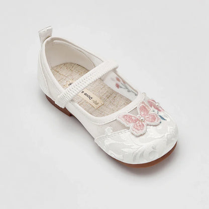 Girls Mesh Sandals Summer Children Cool Shoes Fashion Sweet Casual Party Breathable Satin Patterned Sandals DB2261272
