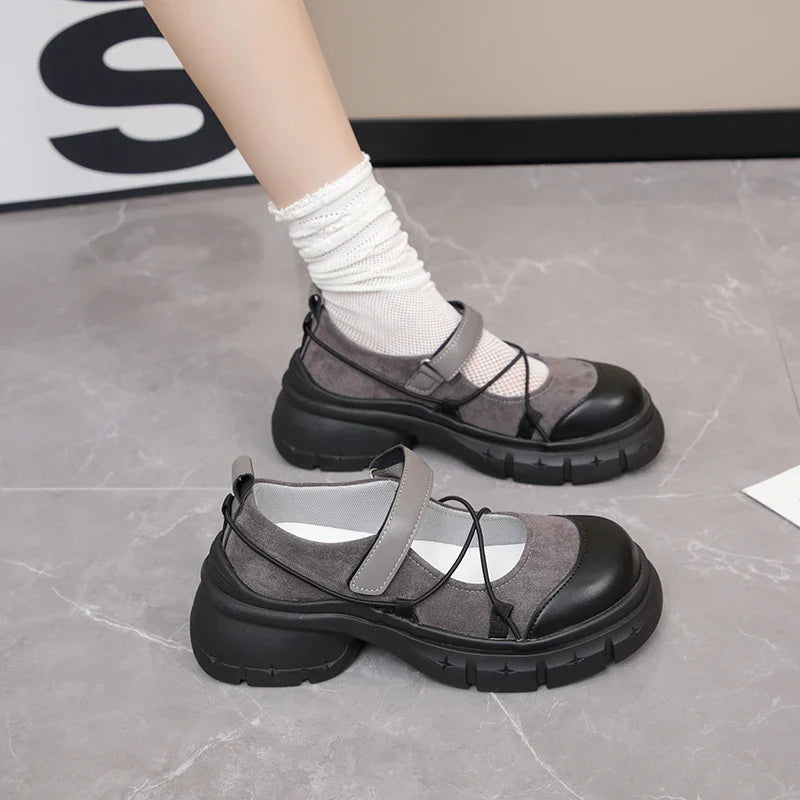 2026 Women Hot Seller Thick Soled Mary Jane Small Leather Shoes British Wind Fashion with New Single Shoe Tide Shoes for Women