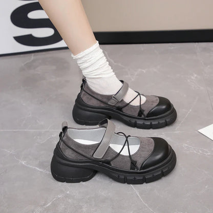 2026 Women Hot Seller Thick Soled Mary Jane Small Leather Shoes British Wind Fashion with New Single Shoe Tide Shoes for Women