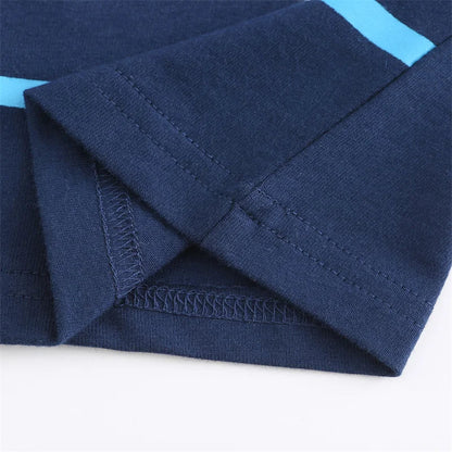 Jumping Meters Summer Outfits For Kids Wear Boats Embroidery Hot Selling Baby Clothing Sets Boys Girls Cotton Tees + Shorts Sets