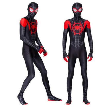 Adult Spiderman Costume Superhero Zentai Jumpsuits for Men Women Cosplay Bodysuit with Headgear Halloween Carnival Outfits