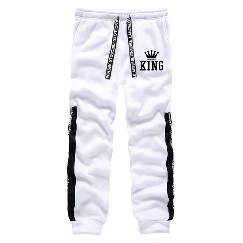 King Printing Mens Tracksuit Hot Sales Casual Hoodie Pants Streetwear Outdoors Mens Clothing Single Piece Sweatshirts Sweatpants