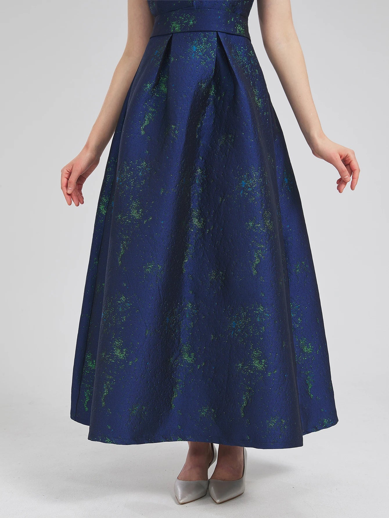 Women Elegant Long Maxi Dress Floral Jacquard Dress New Spring Summer Evening Party Dresses Vintage Girl Vestidos