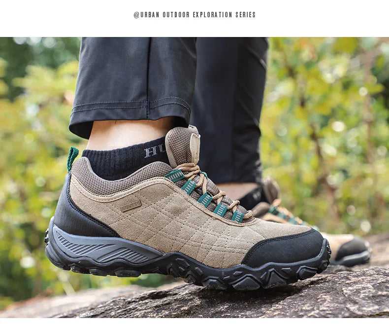 Hiking Shoes Mens Luxury Designer Winter Climbing Trekking Sneakers for Men Leather Outdoor Sports Work Man Shoes 110282A