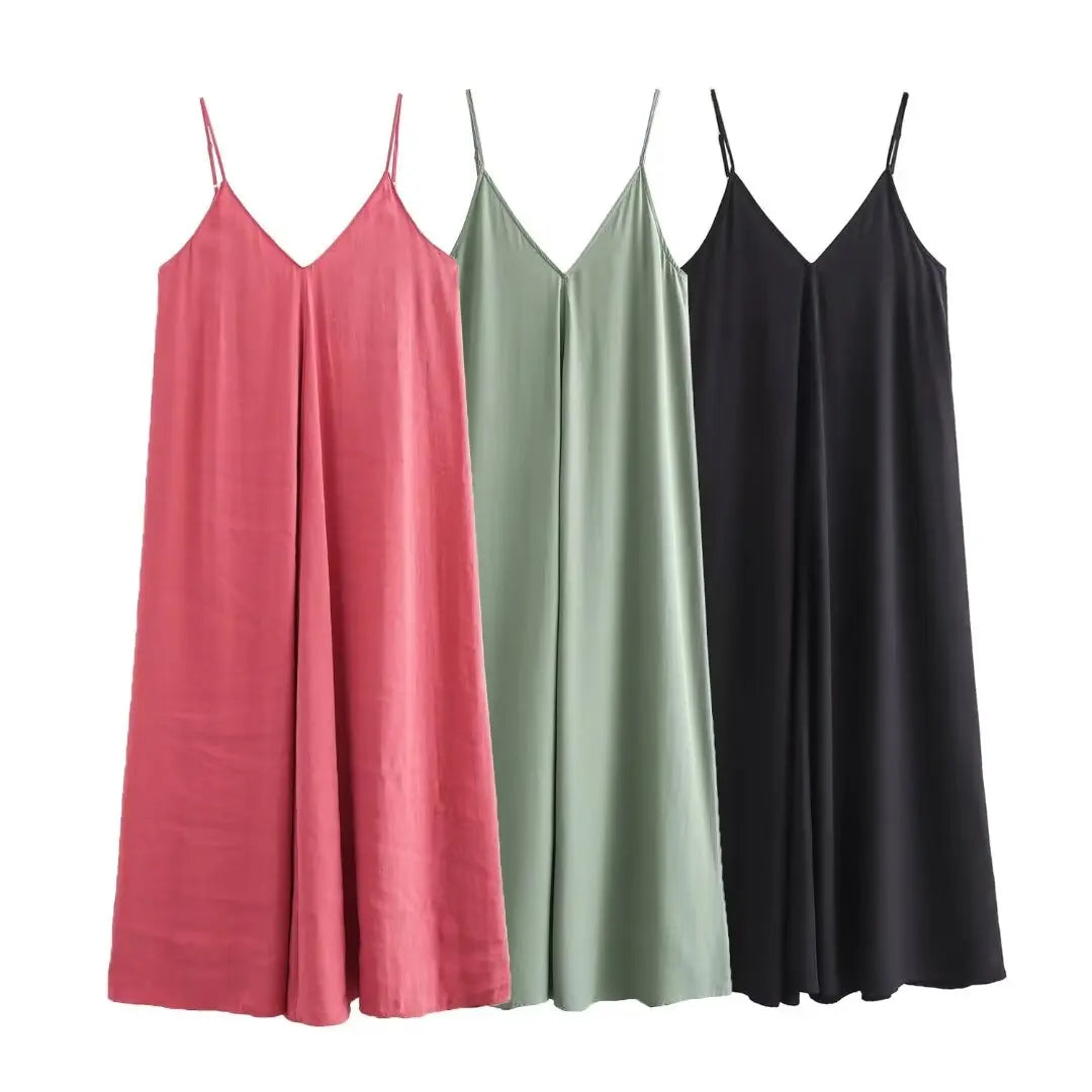 Red Slip Maxi Dress Women Sexy Backless Long Dresses for Woman Summer Beach Female Dress Draped Party Dresses Women