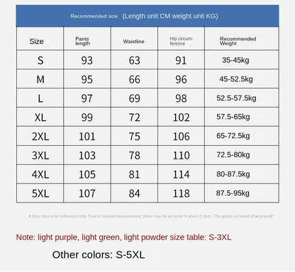 New High Quality Ice Silk Men's Women's Pants Summer Thin Loose Quick Drying Breathable Sports Straight Leg Tie Casual Pants