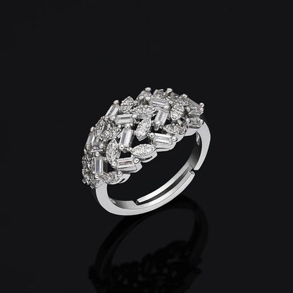 2025 New 4-piece Cubic Zirconia Wedding Jewelry Set Geometry Dubai Africa Luxury Bride Wedding Jewelry Set