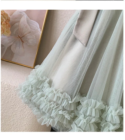 2024 Summer Korean  Girls New Sleeveless Bow Solid Color Sweet and Gentle Princess Dress Childrens Trend