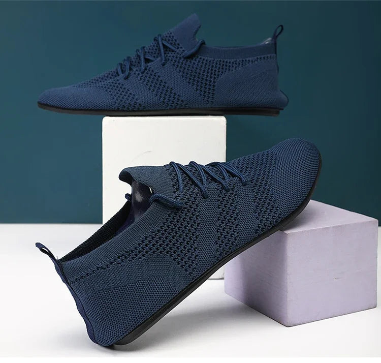 Male Summer Driving Shoes Flat Breathable Fashion Walking Shoes Mens High Quality Mesh Comfortable Soft Sole Casual Loafers