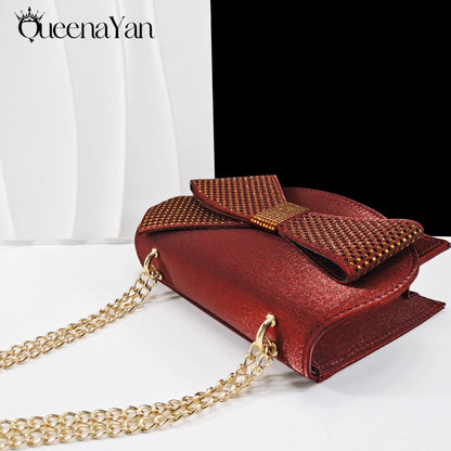 2025 New Rhinestone Design African Shoes & Bag Set in Olive  Open Toe Comfortable Women's High Heels Hot Sale on Instagram
