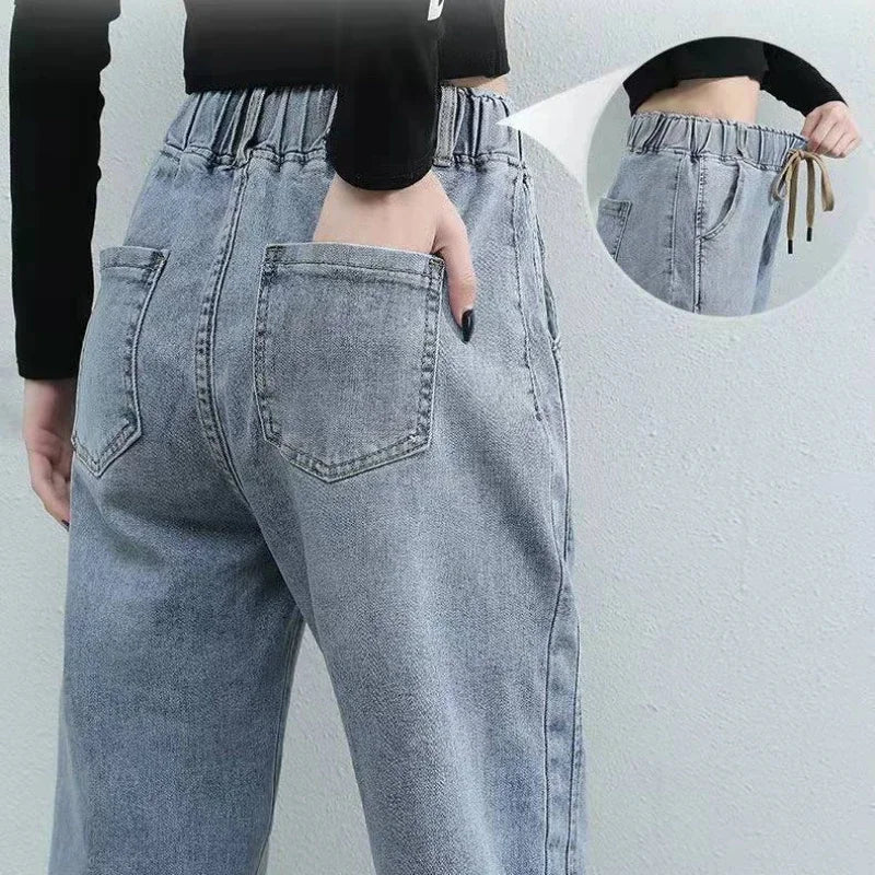Women Spring and Autumn Version of High Waist Pants