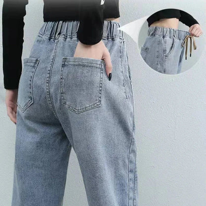 Women Spring and Autumn Version of High Waist Pants